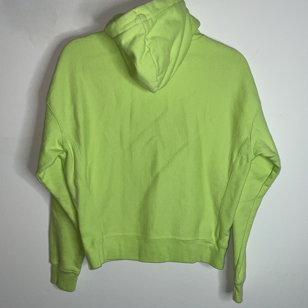 Champion Reverse Weave Neon Green Hoodie - Picture 6 of 6
